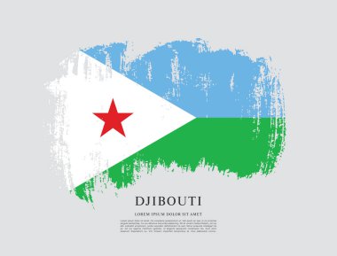 Cibuti poster bayrağı