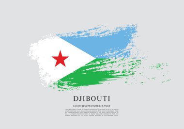 Cibuti poster bayrağı