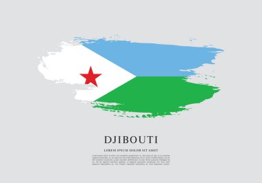 Cibuti poster bayrağı
