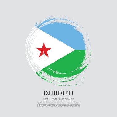 Cibuti poster bayrağı