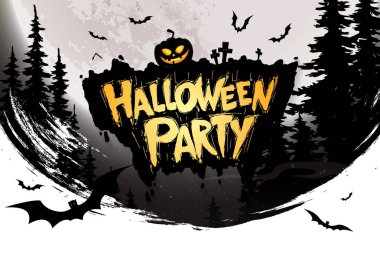 Cadılar Bayramı Parti Posteri