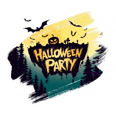 Cadılar Bayramı Parti Posteri