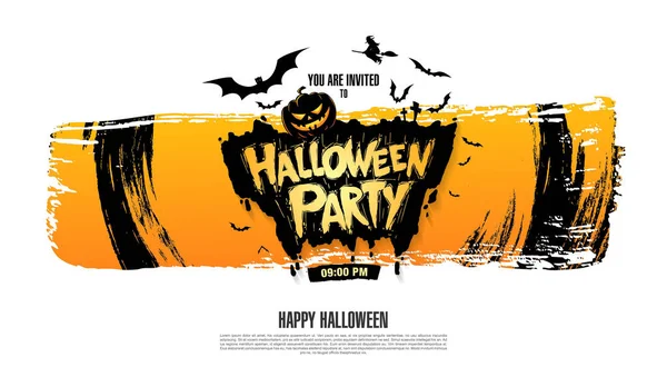 Halloween Party Plakát — Stockový vektor
