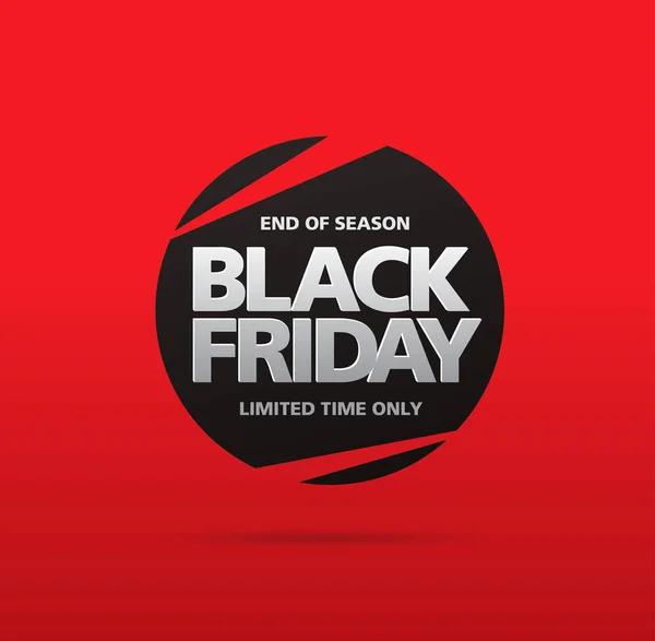 Black Friday Banner de venta — Vector de stock