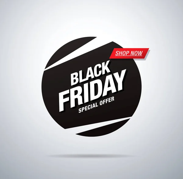 Black Friday Banner de venta — Vector de stock