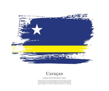 Curacao renkli bayrağı