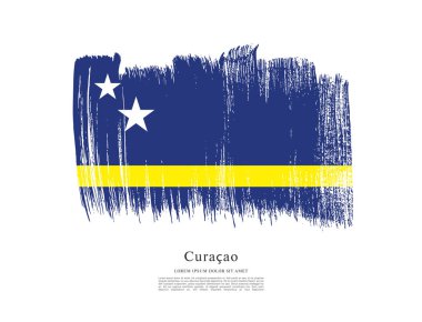 Curacao renkli bayrağı