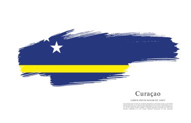 Curacao renkli bayrağı