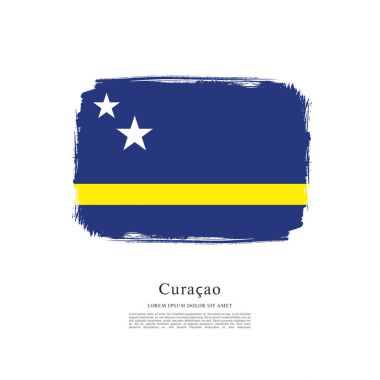 Curacao renkli bayrağı
