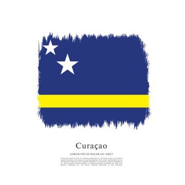 Curacao renkli bayrağı