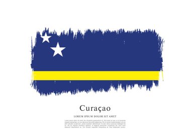 Curacao renkli bayrağı