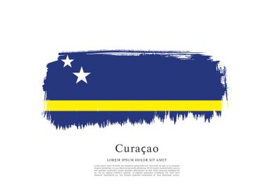 Curacao renkli bayrağı