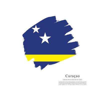 Curacao renkli bayrağı