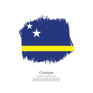 Curacao renkli bayrağı