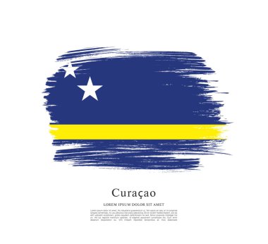 Curacao renkli bayrağı