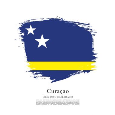 Curacao renkli bayrağı
