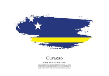 Curacao renkli bayrağı