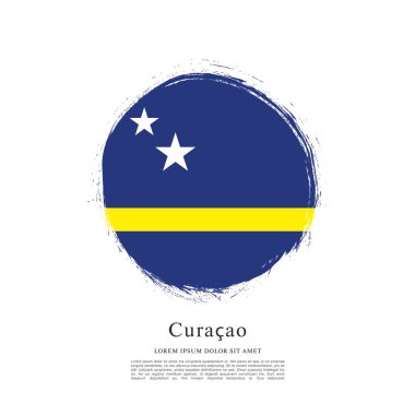 Curacao renkli bayrağı