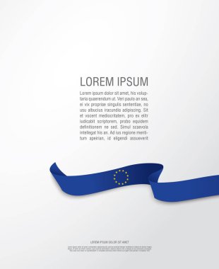 Avrupa'nın bayrağı ile şerit