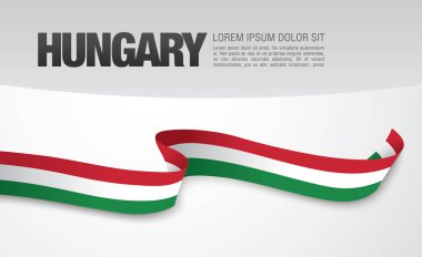 Macaristan kart düzeni tasarım bayrağı 