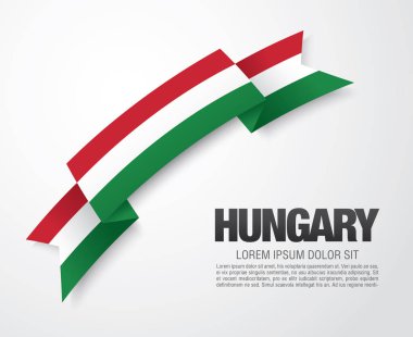 Macaristan kart düzeni tasarım bayrağı 