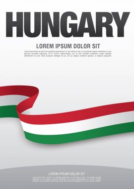 Macaristan kart düzeni tasarım bayrağı 