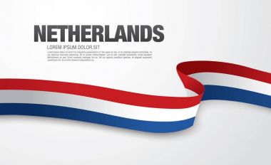 Hollanda kart düzeni tasarım bayrağı