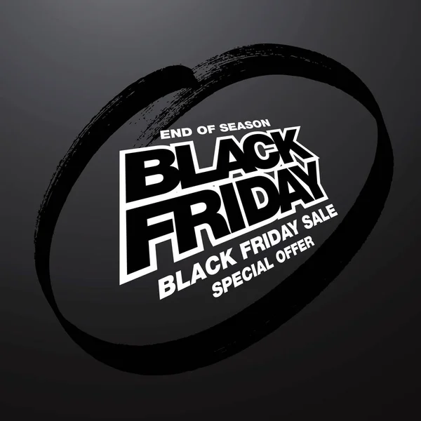 Black Friday Banner de venta — Vector de stock