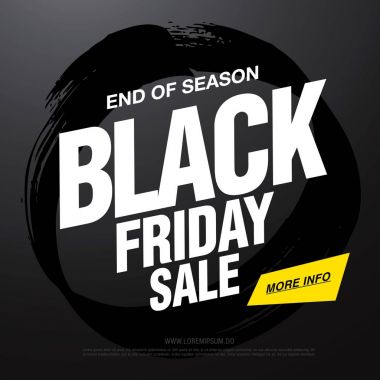 Tasarım siyah Cuma satış