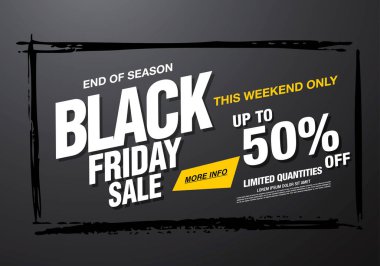 Siyah Cuma satışı el ilanı