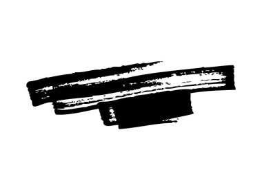 siyah fırça darbesi tasarımını