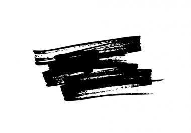 siyah fırça darbesi tasarımını