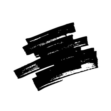 siyah fırça darbesi tasarımını