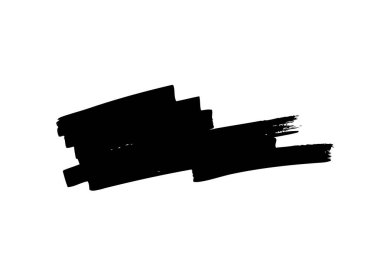 siyah fırça darbesi tasarımını