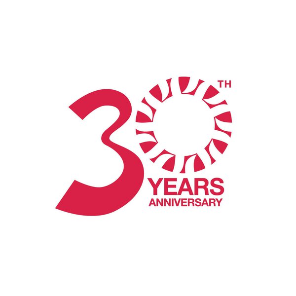 дизайн эмблемы 30-летия
