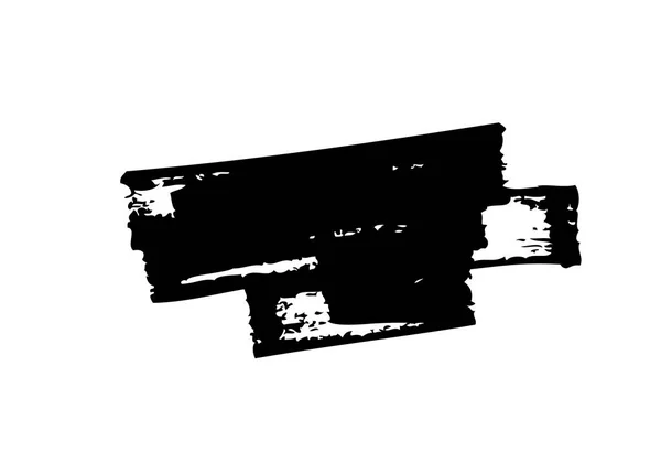 Design del punto pennello nero — Vettoriale Stock