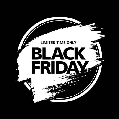 Kara Cuma indirim posteri