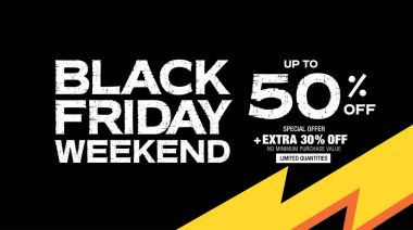 Kara Cuma indirim posteri