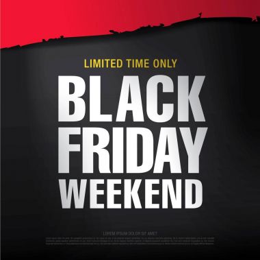 Kara Cuma indirim posteri