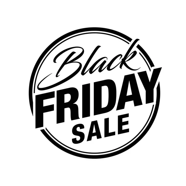 Affiche de vente Black Friday — Image vectorielle