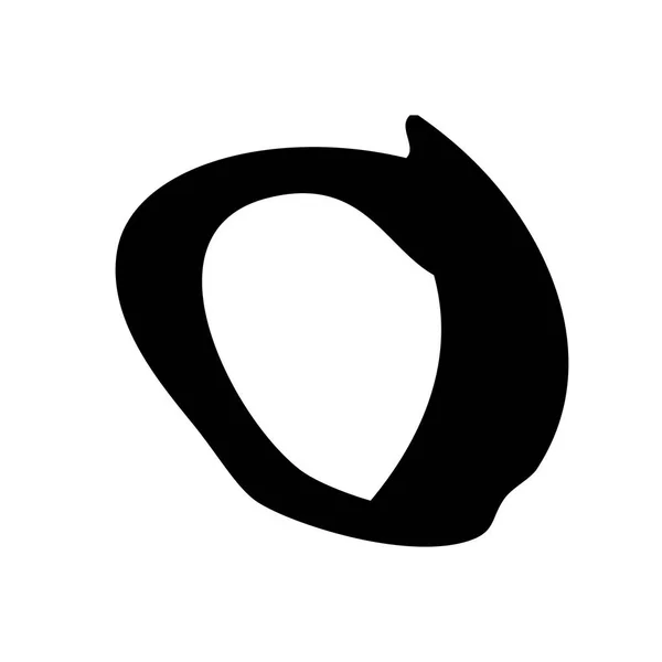 Cadre rond noir — Image vectorielle