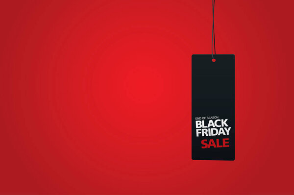 Текст черной пятницы на этикетке
