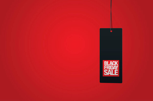 Текст черной пятницы на этикетке
