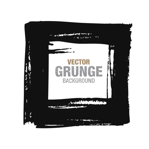 Illustration Vectorielle Fond Grunge Abstrait Couleur Noire Isolé Sur Fond — Image vectorielle