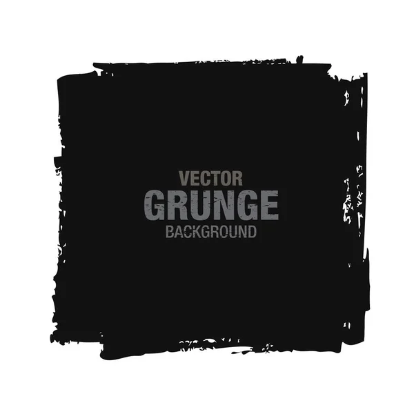 Vektor Illustration Des Abstrakten Grunge Hintergrunds Schwarzer Farbe Isoliert Auf — Stockvektor