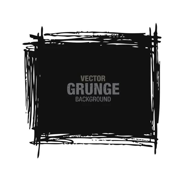 Ilustración Vectorial Fondo Grunge Abstracto Color Negro Aislado Sobre Fondo — Vector de stock