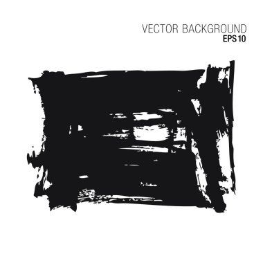 Soyut grunge arka planda siyah renk beyaz arka plan üzerinde izole vektör çizim