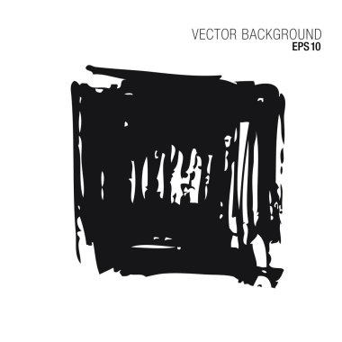 Soyut grunge arka planda siyah renk beyaz arka plan üzerinde izole vektör çizim