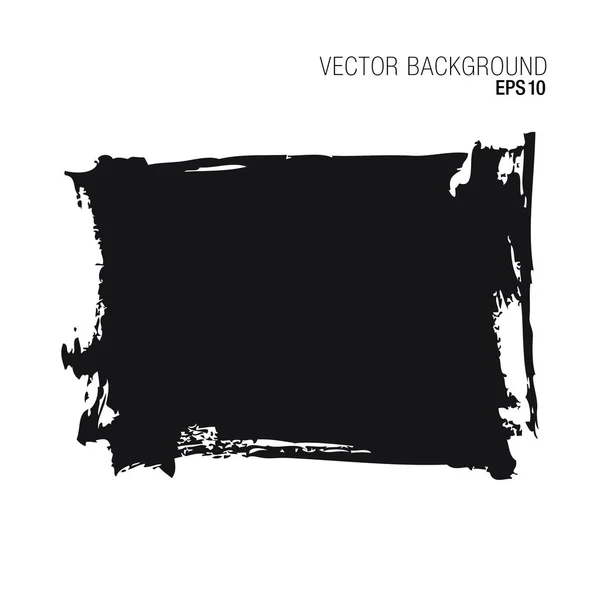 Illustration Vectorielle Fond Grunge Abstrait Couleur Noire Isolé Sur Fond — Image vectorielle