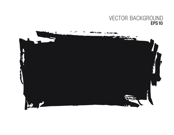 Illustration Vectorielle Fond Grunge Abstrait Couleur Noire Isolé Sur Fond — Image vectorielle